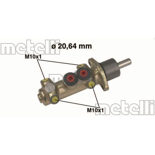 Hauptbremszylinder Metelli 05-0300 f&uuml;r Alfa Romeo Lancia