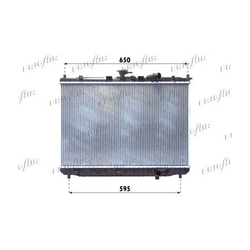 K&uuml;hler Motork&uuml;hlung Frigair 0133.3025 f&uuml;r Kia F&uuml;r Fahrzeuge Mit/ohne Klimaanlage