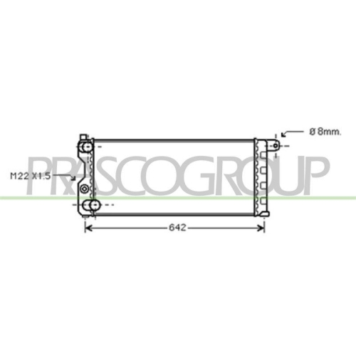 K&uuml;hler Motork&uuml;hlung Prasco AB017R001 Prascoselection f&uuml;r Fiat Lancia Autobianchi