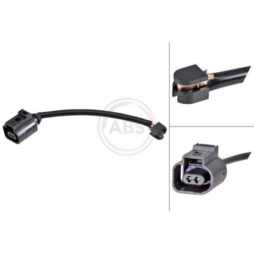 Warnkontakt Bremsbelagverschlei&szlig; A.b.s. 39407 f&uuml;r Porsche Hinterachse