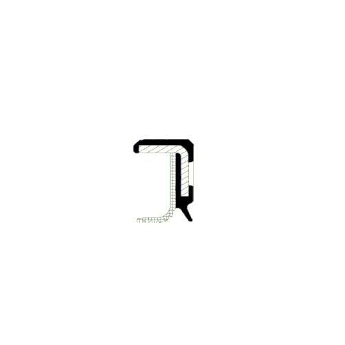 Wellendichtring Kurbelwelle Corteco 20033483B f&uuml;r Ford Mazda Getriebeseitig