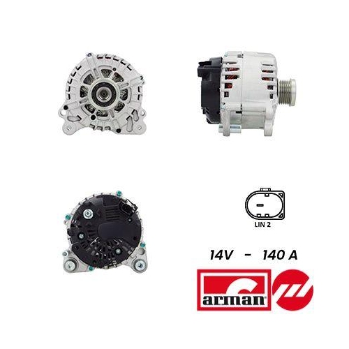 Generator Sidat A12VA0851AS Arman f&uuml;r Audi Seat Skoda VW Vag