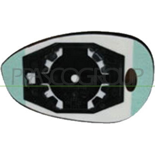 Spiegelglas Au&szlig;enspiegel Prasco FT0307503 f&uuml;r Fiat Rechts