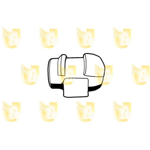 Lagerbuchse Stabilisator Unigom 391714 f&uuml;r Renault Vorderachse Links Au&szlig;en