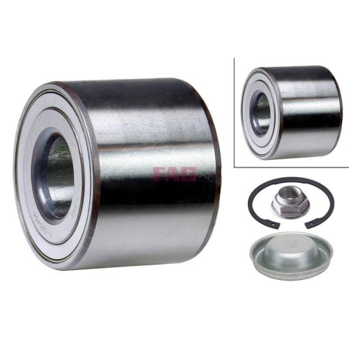 Radlagersatz Schaeffler Fag 713 6404 70 f&uuml;r Citro&euml;n Peugeot Hinterachse