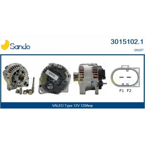 Startergenerator Sando 3015102.1 f&uuml;r Mercedes Benz Mercedes Benz Mercedes Benz