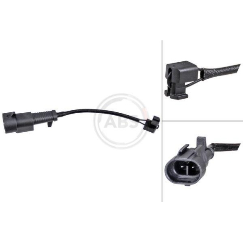 Warning Contact Brake Pad Wear A.b.s. 39714 for Iveco Front Axle Rear Axle