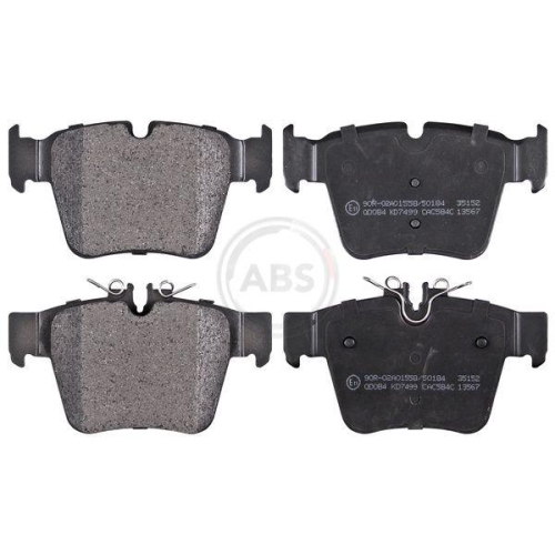 Bremsbelagsatz Scheibenbremse A.b.s. 35152 f&uuml;r Mercedes Benz Mercedes Benz