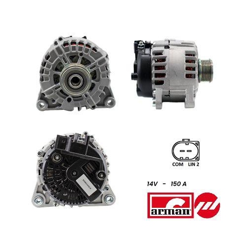 Generator Sidat A12VA1040AS Arman f&uuml;r Ford