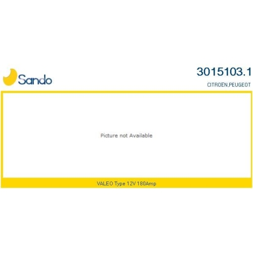 Startergenerator Sando 3015103.1 für Citroën/peugeot