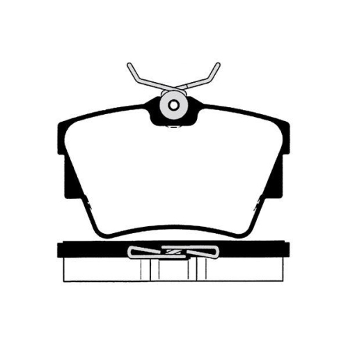 Bremsbelagsatz Scheibenbremse Raicam RA.0690.1 f&uuml;r Hinterachse