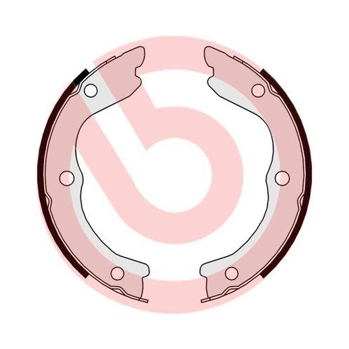 Bremsbackensatz Feststellbremse Brembo S56543 Essential Line f&uuml;r Nissan