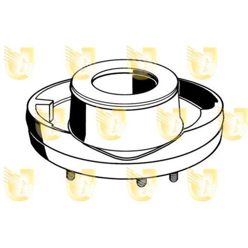 Federbeinst&uuml;tzlager Unigom 391716 f&uuml;r Renault Vorderachse Links