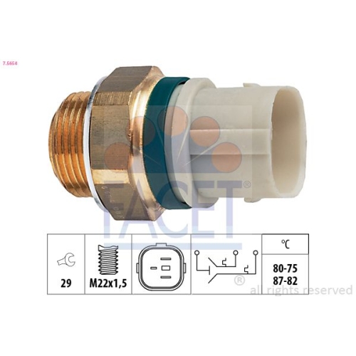 Ventola radiatore KW Termocontatto 550 701