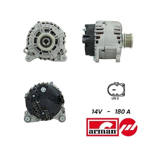 Generator Sidat A12VA0187AS Arman f&uuml;r Audi Seat Skoda VW Vag