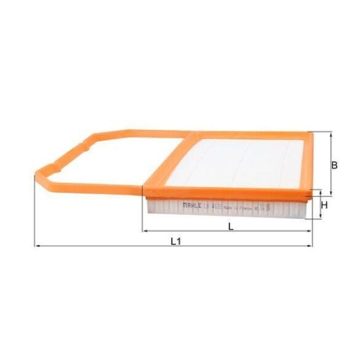 Luftfilter Mahle LX 4632 f&uuml;r Audi Seat Skoda VW Cupra