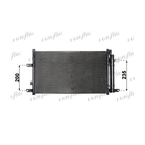 Kondensator Klimaanlage Frigair 0804.2068 f&uuml;r Iveco