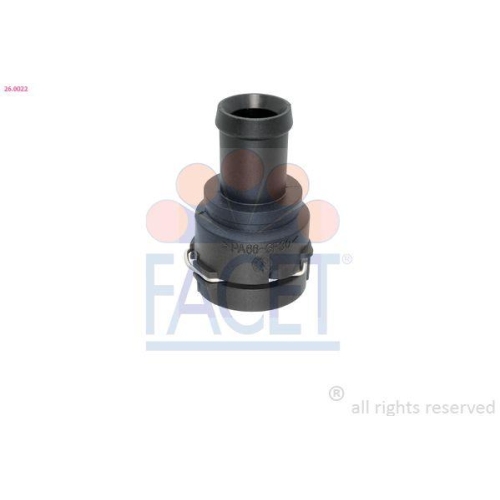 K&uuml;hlmittelflansch Facet 26.0022 Oe Equivalent f&uuml;r Audi Porsche Seat Skoda VW