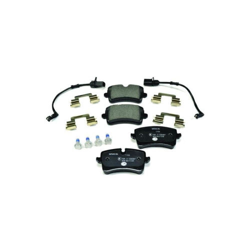 Bremsbelagsatz Scheibenbremse Hella 8DB 355 015-201 f&uuml;r Audi Seat Skoda VW