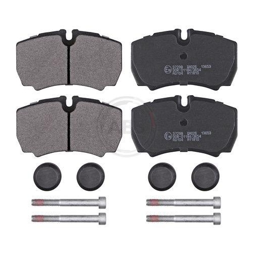 Bremsbelagsatz Scheibenbremse A.b.s. 37298 f&uuml;r Iveco Hinterachse