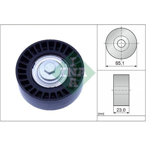Umlenk /f&uuml;hrungsrolle Keilrippenriemen Schaeffler Ina 532 0882 10 f&uuml;r Fiat