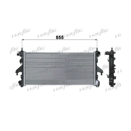 K&uuml;hler Motork&uuml;hlung Frigair 0204.2039 f&uuml;r Alfarome/fiat/lanci Citro&euml;n/peugeot