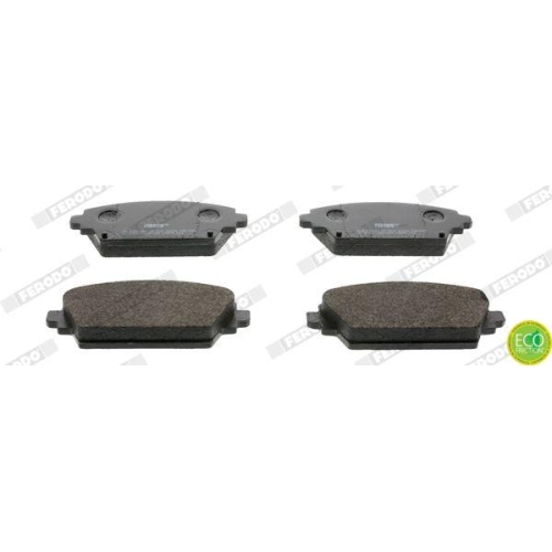 Bremsbelagsatz Scheibenbremse Ferodo FDB1580 Premier Eco Friction f&uuml;r Nissan