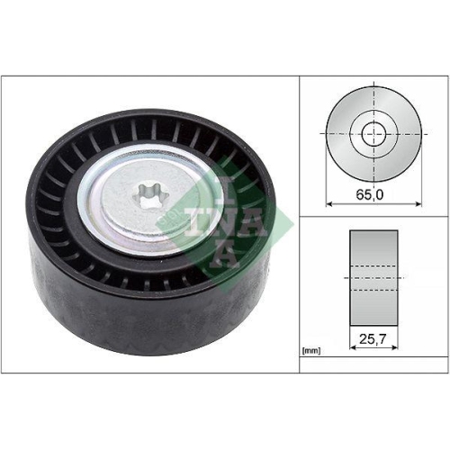 Umlenk /führungsrolle Keilrippenriemen Schaeffler Ina 532 0907 10 für Citroën