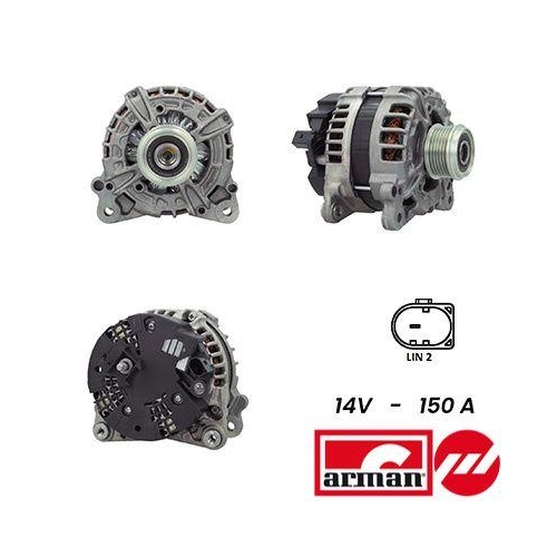 Generator Sidat A12BH0752AS Arman f&uuml;r Audi Seat Skoda VW Vag