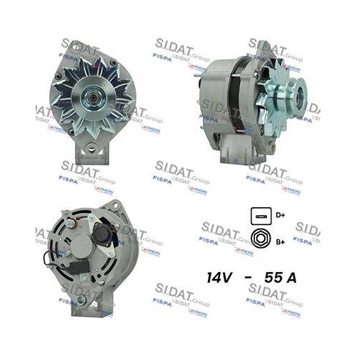 Generator Sidat A12BH0796A2 f&uuml;r Citro&euml;n Peugeot Citro&euml;n/peugeot