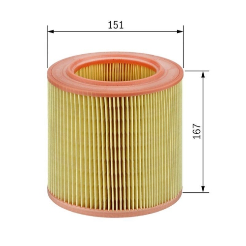 Luftfilter Bosch F026400027 f&uuml;r Audi VW Faw