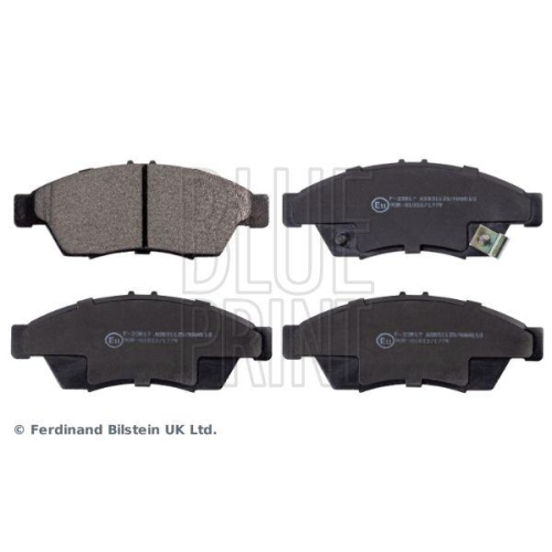 Bremsbelagsatz Scheibenbremse Blue Print ADK84231 f&uuml;r Suzuki Vorderachse