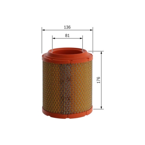 Luftfilter Bosch F026400413 für Chrysler Dodge Fiat Jeep