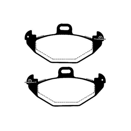 Bremsbelagsatz Scheibenbremse Raicam RA.0701.0 f&uuml;r Renault Hinterachse