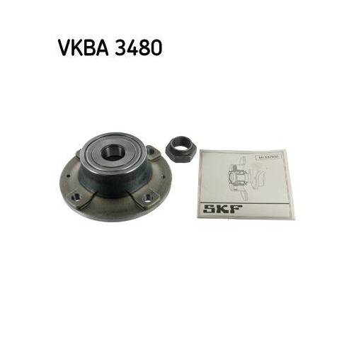 Radlagersatz Skf VKBA 3480 f&uuml;r Citro&euml;n Peugeot Hinterachse
