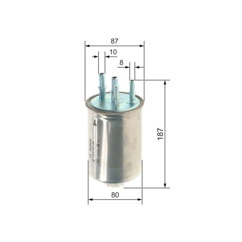Kraftstofffilter Bosch F026402740 f&uuml;r Ford Jaguar