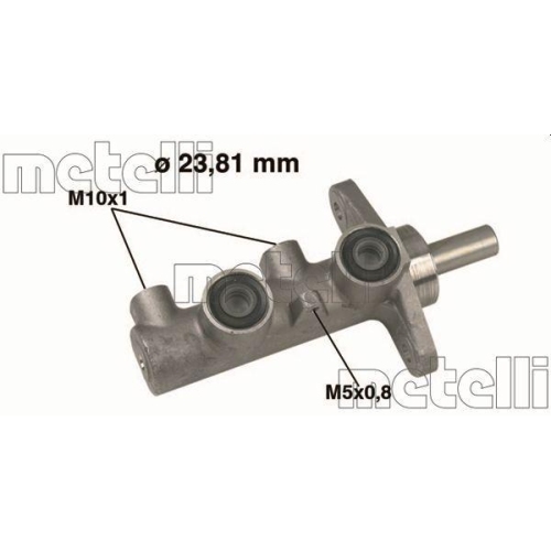 Hauptbremszylinder Metelli 05-0330 f&uuml;r Honda