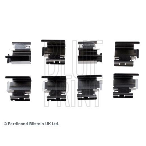 Zubehörsatz Scheibenbremsbelag Blue Print ADT348600 für Vorderachse