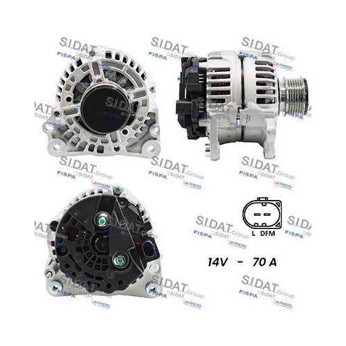 Generator Sidat A12BH0839A2 f&uuml;r Audi Seat Skoda VW Vag