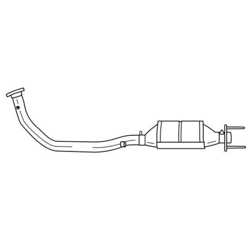 Katalysator Sigam 13164 für Fiat Vorne