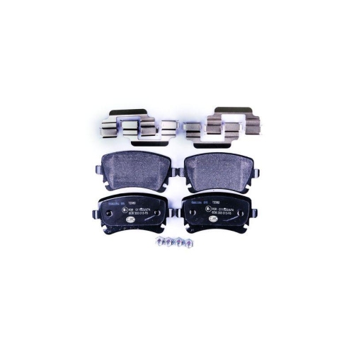 Bremsbelagsatz Scheibenbremse Hella 8DB 355 015-951 f&uuml;r Audi Seat Skoda VW