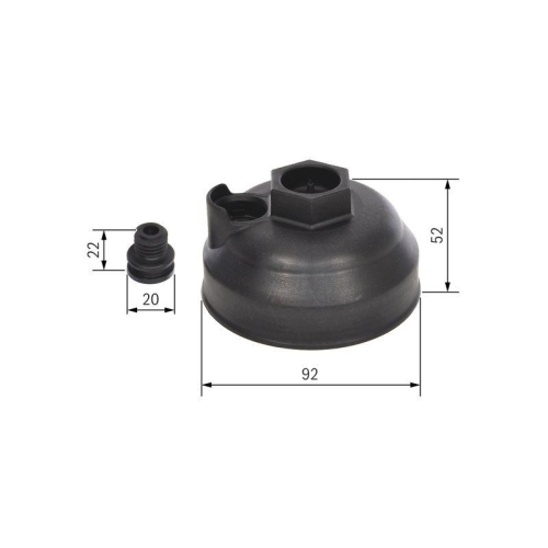 Deckel Harnstofffilter Gehäuse Bosch F00BH40025 für Daf Iveco Man Scania Irisbus