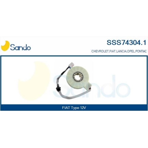 Détecteur De L'angle De Braquage Sando SSS74304.1 pour