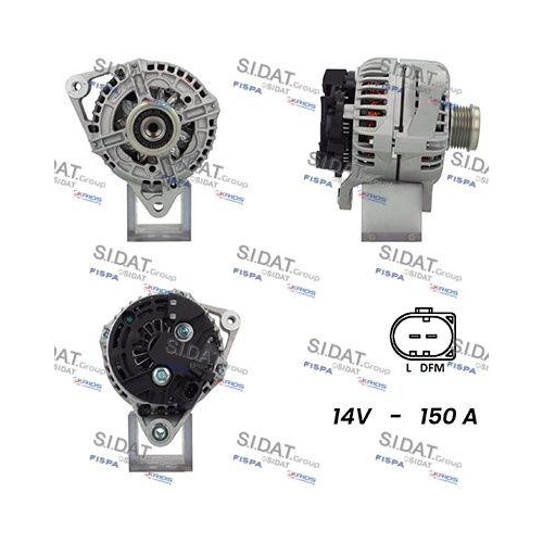 Generator Sidat A12BH0908A2 f&uuml;r Porsche