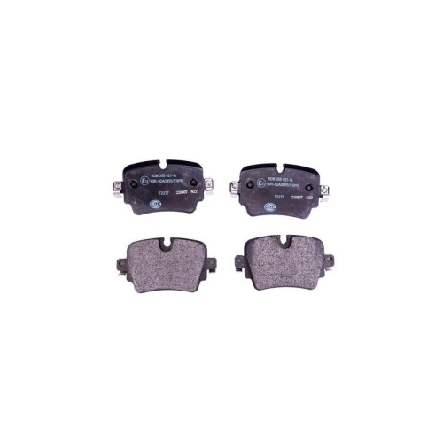 Bremsbelagsatz Scheibenbremse Hella 8DB 355 021-161 f&uuml;r Jaguar Amc Hinterachse