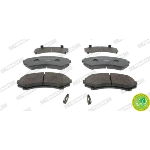 Brake Pad Set Disc Brake Ferodo FDB1603 Premier Eco Friction for Mazda
