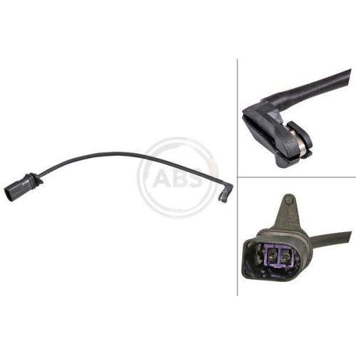 Warnkontakt Bremsbelagverschleiß A.b.s. 39954 für Audi Vag Vorderachse