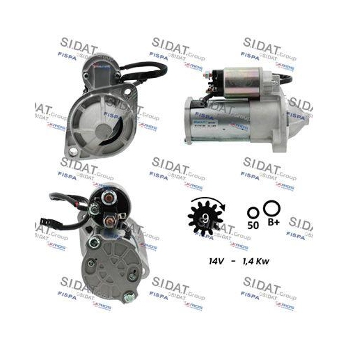 Starter Sidat S12GN0879 f&uuml;r DR