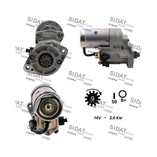 Starter Sidat S12HY0109 f&uuml;r Hyundai Kia