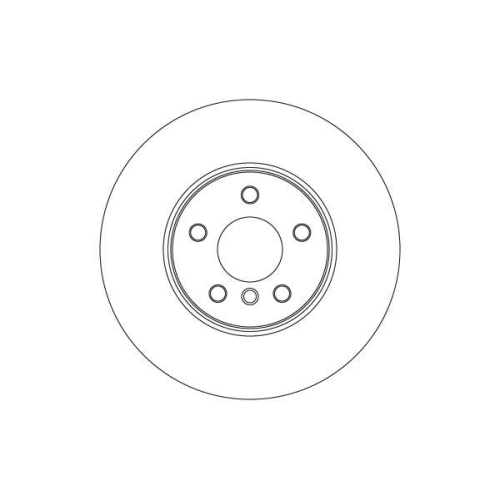 Bremsscheibe Trw DF6899S Trw Single f&uuml;r Bmw Bmw (brilliance) Vorderachse